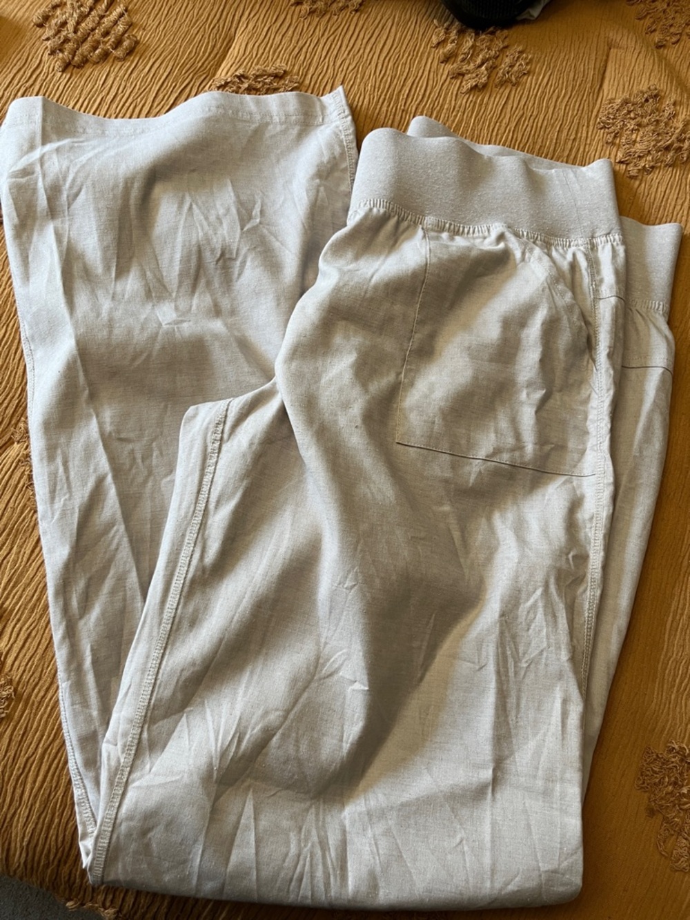 Prana Wide Leg Hemp Pants size XL